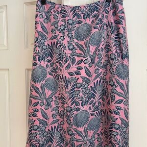 Abigail Borg for J Crew Silk Pencil Skirt